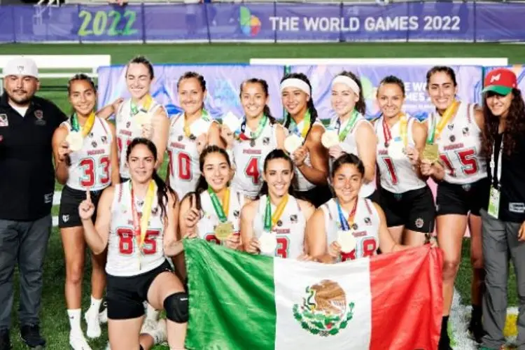 México medalla de Oro en Flag Football 