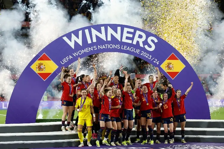 España conquista la Liga de Naciones Femenil