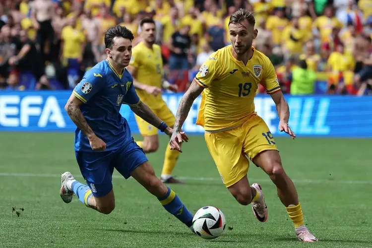 ¡Sorpresa! Ucrania es goleado por la humilde Rumania en la Eurocopa 