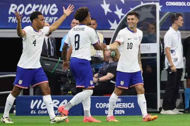 Pulisic le da el primer triunfo a Estados Unidos en Copa América