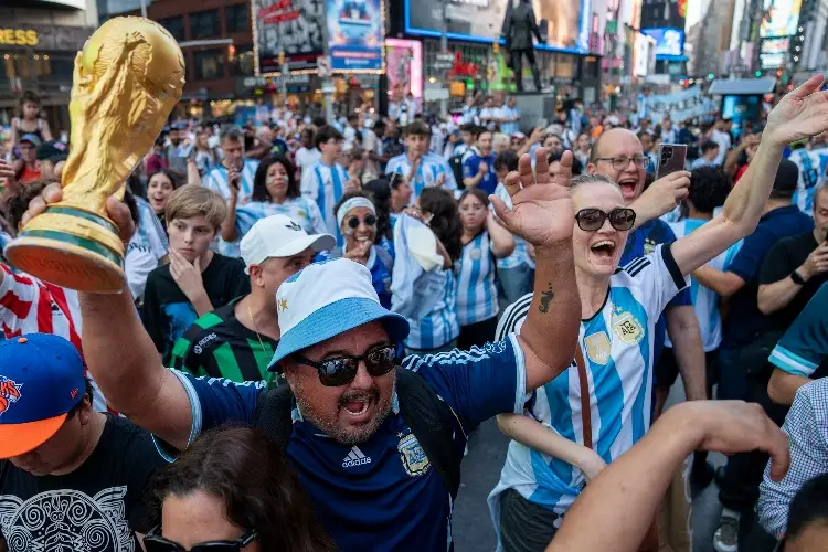 Barras argentinas toman Times Square en New York