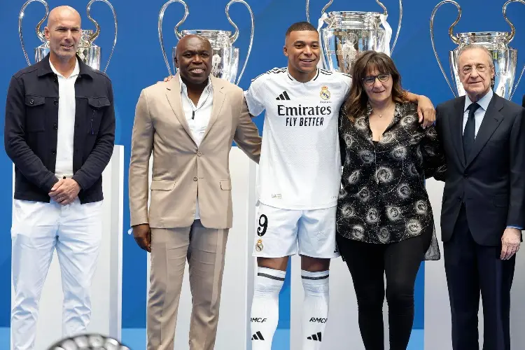 Zidane presente en la bienvenida de Mbappé en el Real Madrid