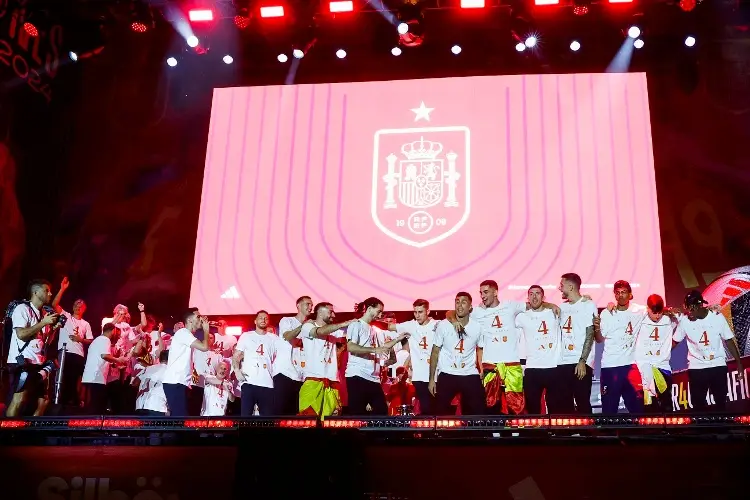 Gibraltar se queja ante la UEFA por celebración ofensiva de España 