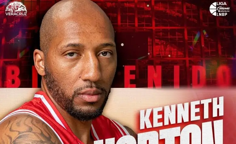 Llega  Kenneth Horton a los Halcones Rojos de Veracruz