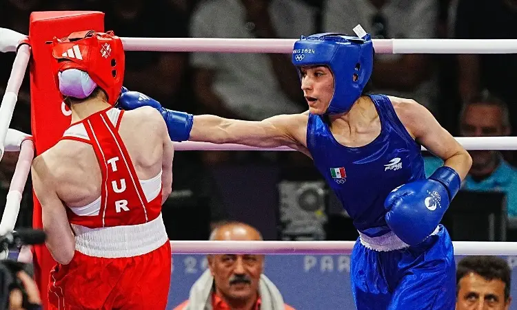 Mexicana Fátima Herrera queda eliminada en el Boxeo de París 2024