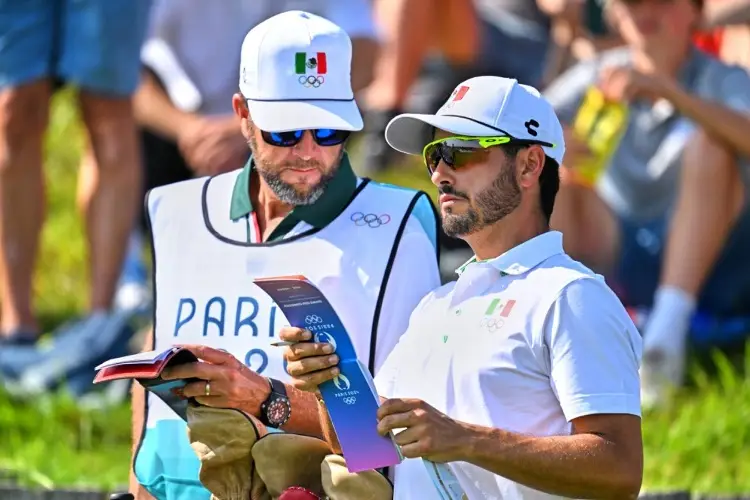 Mexicanos sufren en el Golf de París 2024