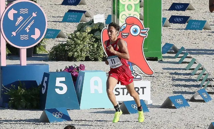 Mexicano hizo la competencia de su vida y quedó a segundos de la medalla