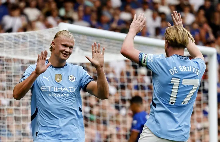 Manchester City le pega al Chelsea de la mano de Haaland