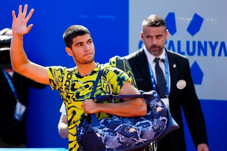 Alcaraz ya entrena en Estados Unidos para el Abierto de Tenis 