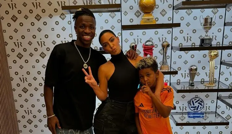 Kim Kardashian visita al Real Madrid y fueron a la casa de Vinicius