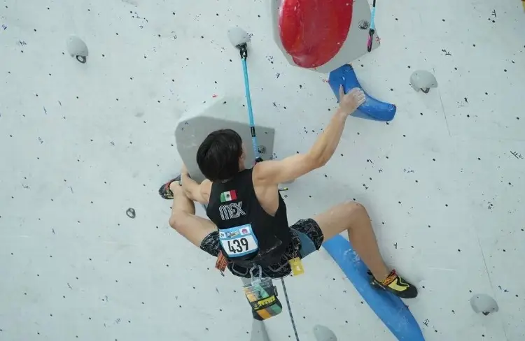 Mexicano entre los mejores del mundo en Escalada Deportiva