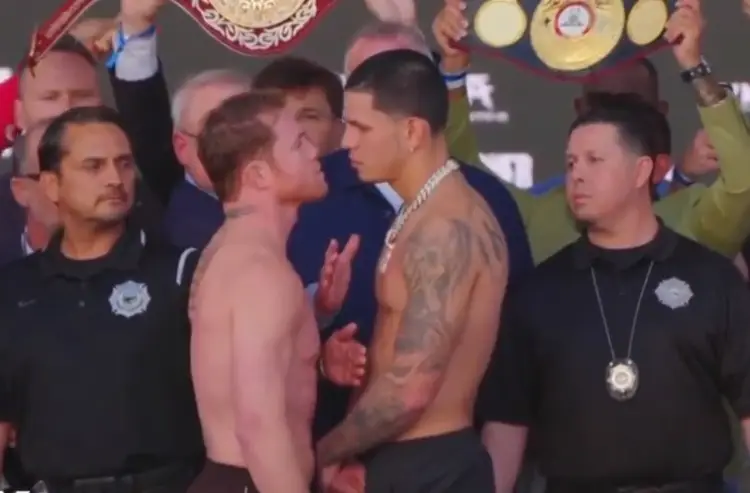 ¡Pasaron la báscula! Todo listo para el 'Canelo' vs Berlanga (VIDEOS)