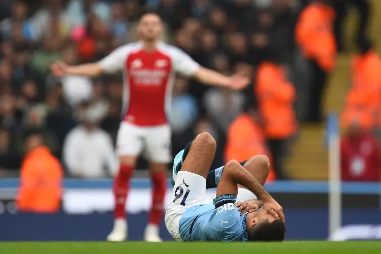 Rodri se rompe el ligamento y es baja del Manchester City