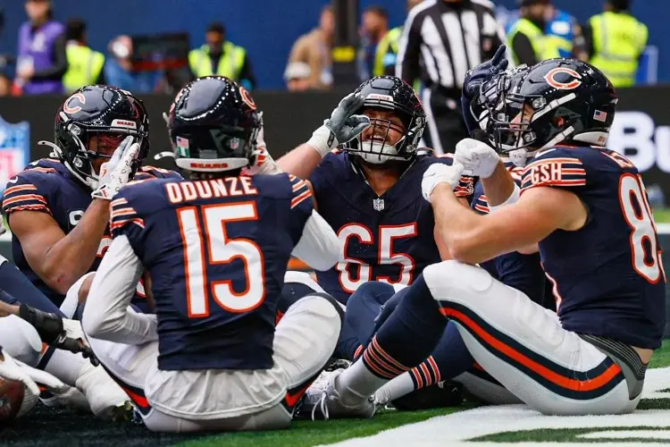 NFL: Chicago Bears le propina paliza a los Jaguars en Londres