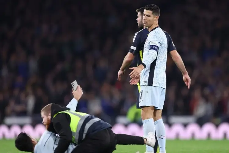 El invasor del campo de Hampden Park no se arrepiente del selfie de Cristiano Ronaldo