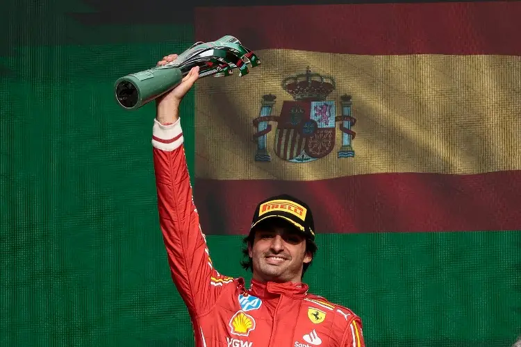 Las palabras de Carlos Sainz tras conquistar el Gran Premio de México 