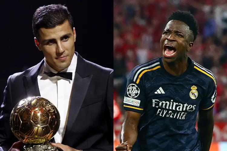 Rodri se burla de Vinicius tras ganar el Balón de Oro, pero borra el video