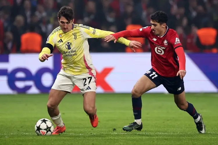 Juventus se lleva un punto de la fortaleza del Lille en la Champions League 