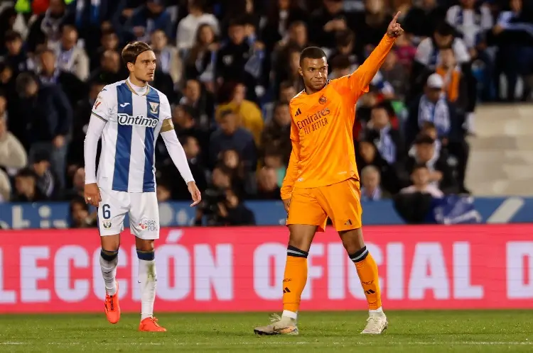 Mbappé se reencuentra con el gol y el Real Madrid golea al Leganés