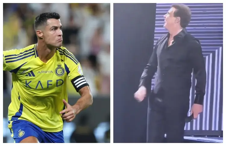 Luis Miguel hace en concierto celebración de Cristiano Ronaldo (VIDEO)