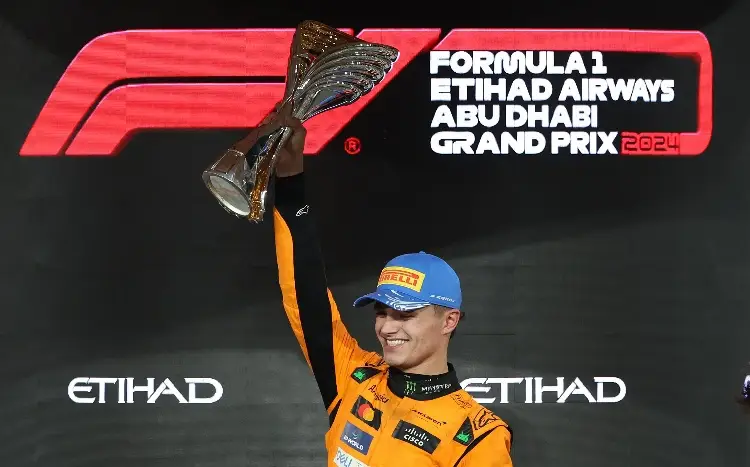 ¡Se acabó la temporada! Lando Norris gana en Abu Dhabi