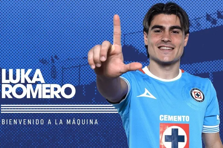 Oficial: Cruz Azul ficha a Luka Romero, el 'Messi mexicano' 