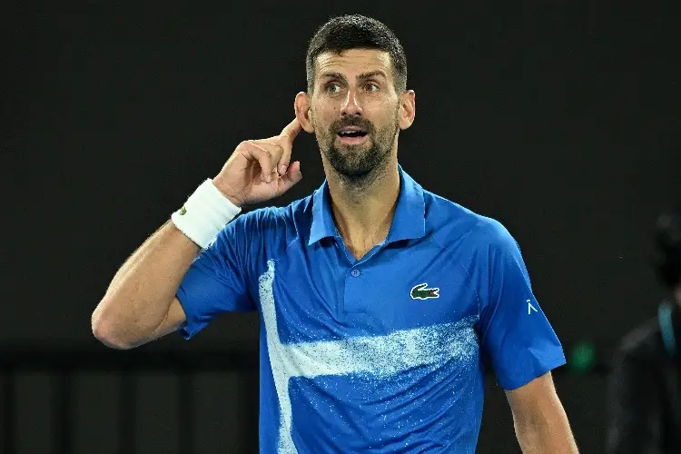 Djokovic enfurece y se niega a dar entrevista en plena cancha