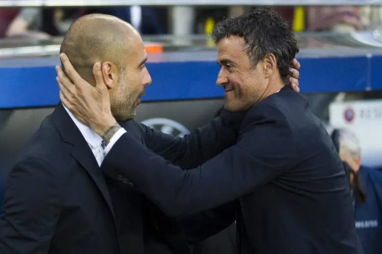 Guardiola se rinde en elogios ante Luis Enrique y asegura que no copia su estilo 