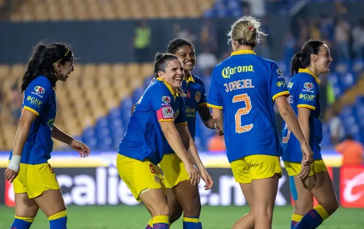 América Femenil golea a Atlas y manda en la Liga MX Femenil