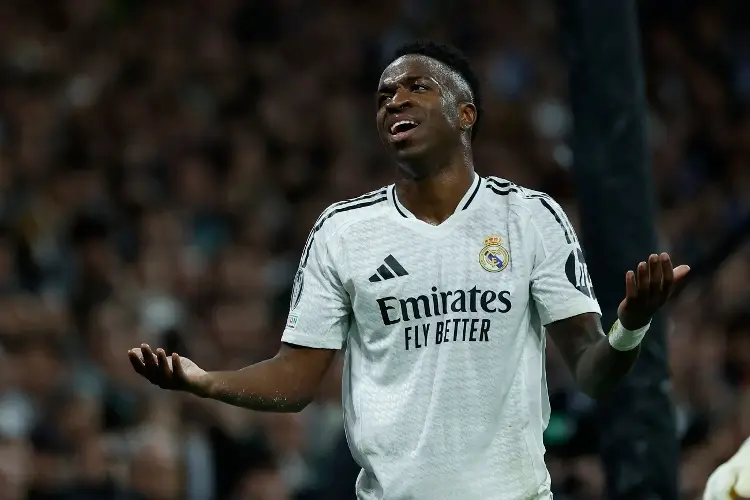 Por un error, Vinicius se perderá el último juego del Real Madrid en la Champions