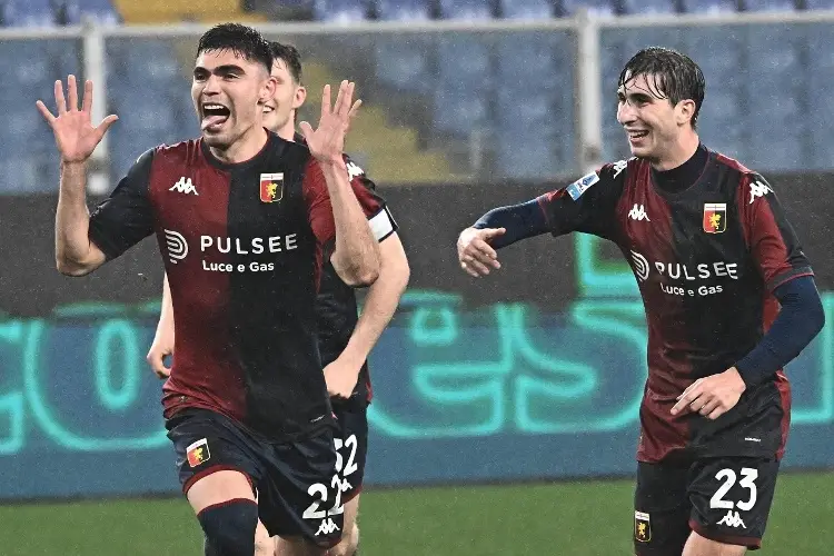 Gol de Johan Vásquez en Italia y triunfo del Genoa (VIDEO)