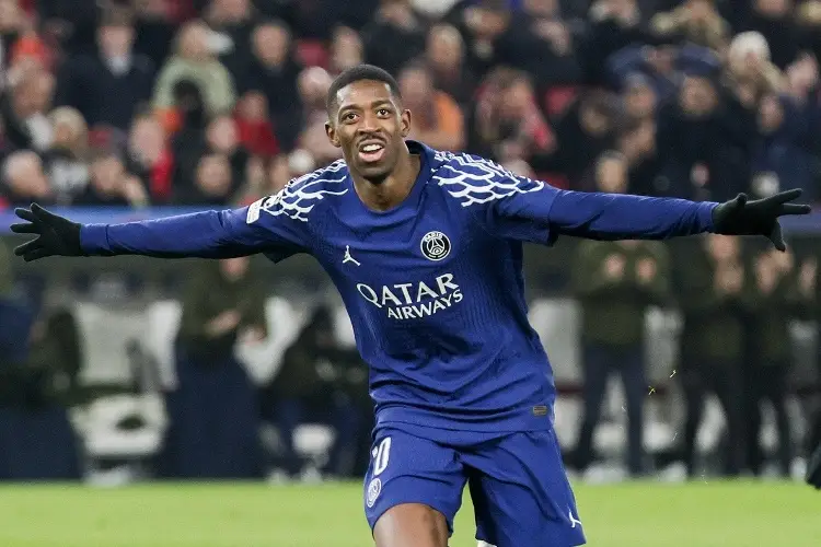 Con un triplete Dembélé guía al PSG a la siguiente ronda de la Champions 