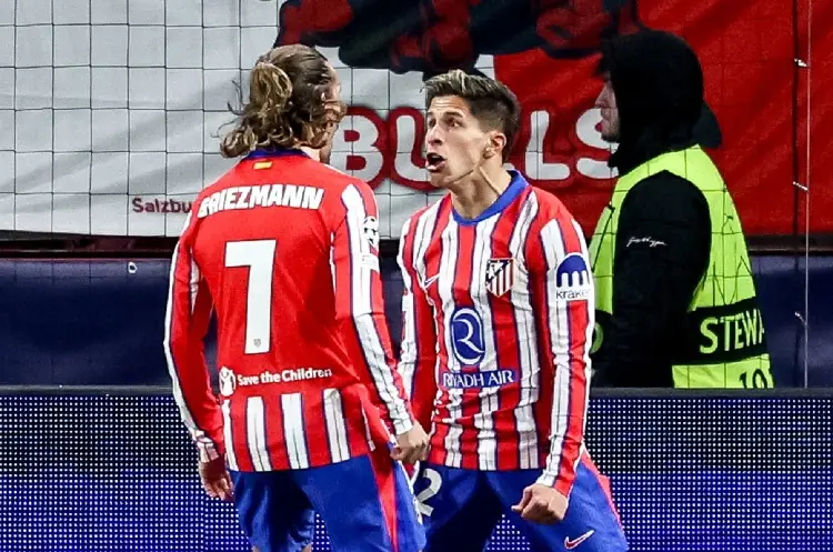 Atlético de Madrid golea y avanza directo a Octavos de Final en la Champions 