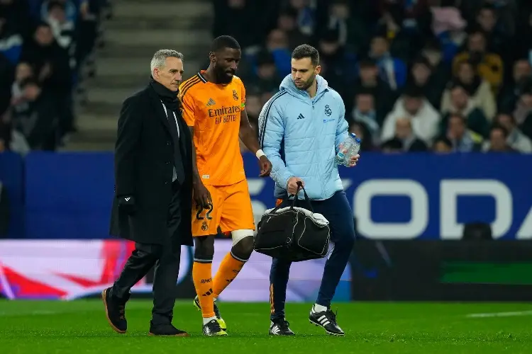 Rudiger causa baja del Real Madrid y se pierde la Champions League