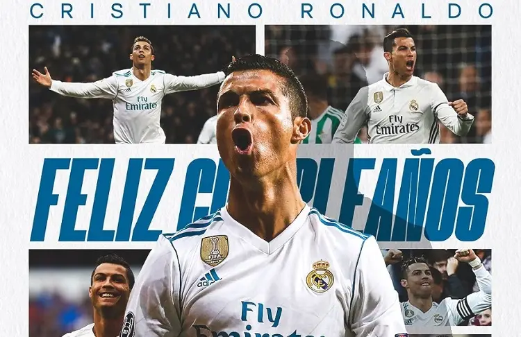 El mensaje de amor del Real Madrid a Cristiano por su cumple