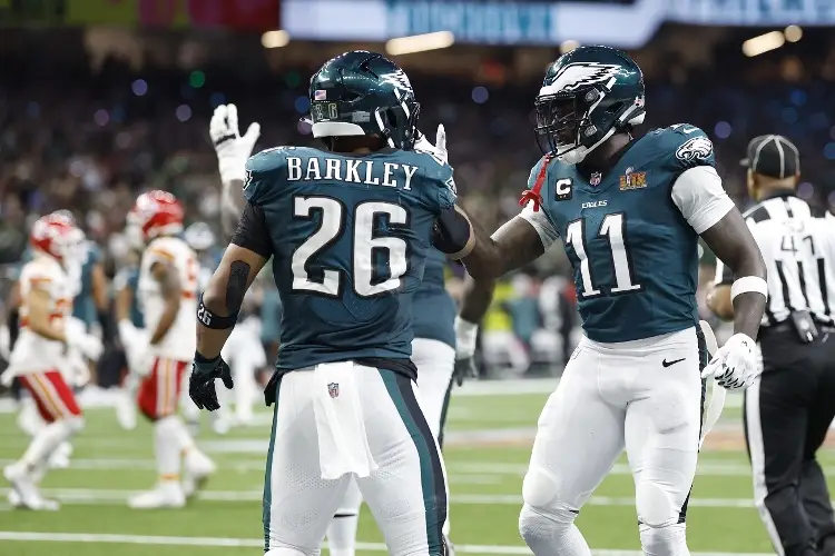 NFL: Philadelphia destroza a Kansas City al medio tiempo del Super Bowl 