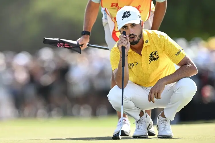 Los mexicanos Abraham Ancer y Carlos Ortiz lideran el Golf Series de Adelaida