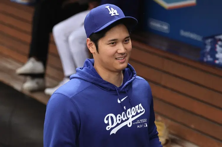 Ohtani tuvo su primera sesión de pitcheo con los Dodgers