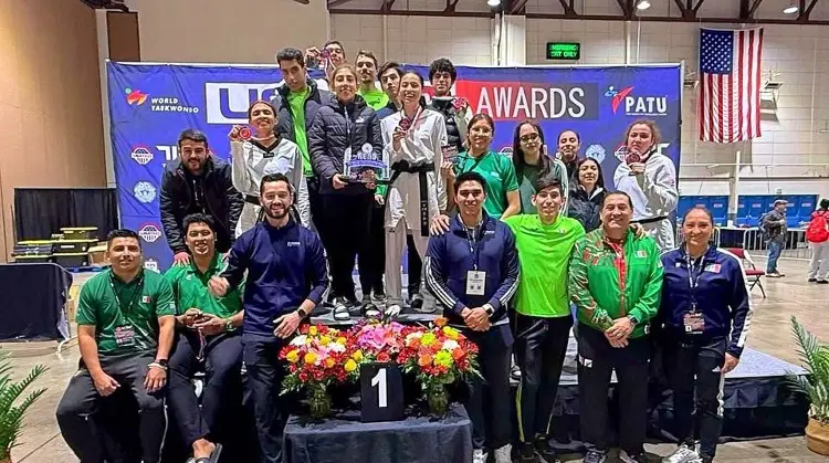 México vuelve con grandes resultados tras el Abierto de taekwondo en Nevada 