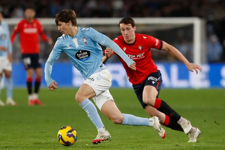 Celta de Vigo se impone a Osasuna en el inicio de la jornada 25 en La Liga 