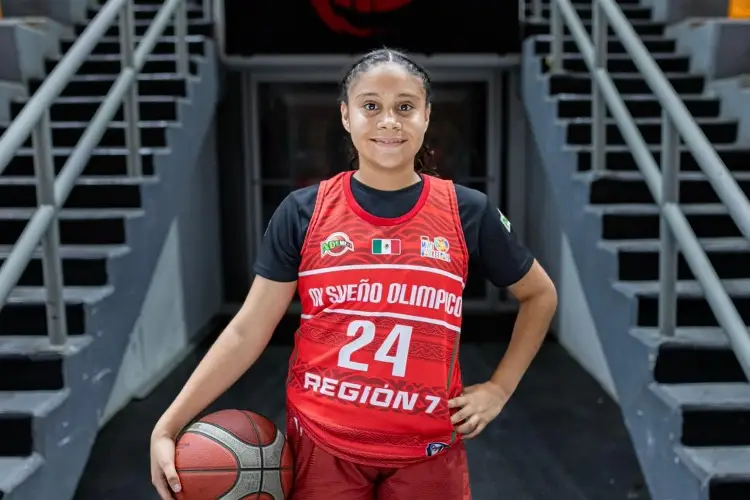 Veracruzana Leah Michelle Martínez busca brillar en el Minibasket nacional 