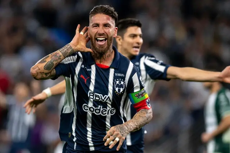 Sergio Ramos anota su primer gol en México y Rayados vence a Santos 