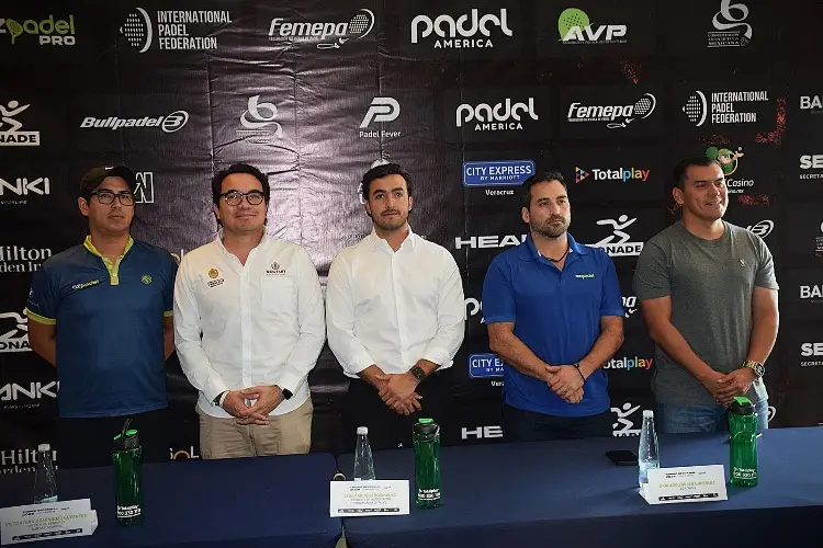 Presentan Torneo Seccional de Pádel Veracruz 2025