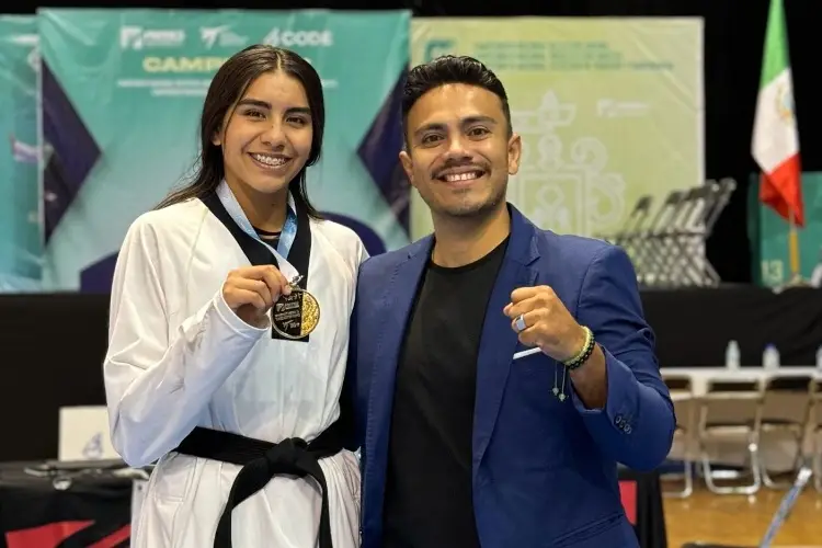 Se proclama Gabriela León Acosta subcampeona nacional juvenil de Taekwondo