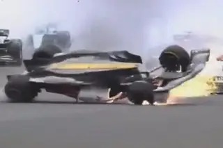 Imagen ¡Terrible accidente en la Fórmula 1! (VIDEO)