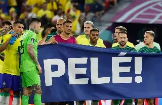 Imagen Brasil manda ánimos a Pelé