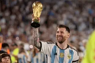 Imagen Messi y su emotivo discurso ante la hinchada argentina