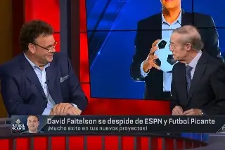 Imagen ¡Con todo y polémica! Así fue el adiós de David Faitelson en Fútbol Picante (VIDEO)