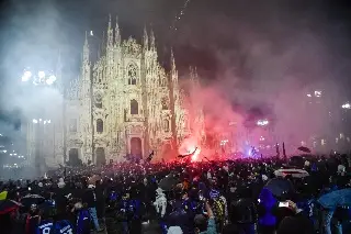 Locura en Milan por el campeonato del Inter (VIDEO)