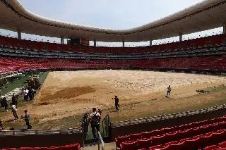 Imagen ¿Qué está pasando? Dejaron sin pasto OTRA VEZ al Estadio de Chivas 